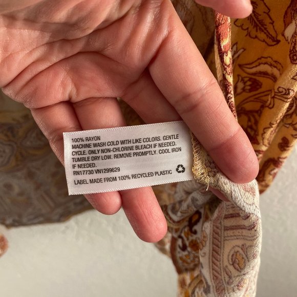 Knox Rose Womens Cardigan Floral Open Sweater Size XS/S Lightweight Spring Long - Picture 9 of 9